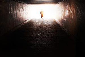 Matt Catling - The 4 steps to breaking out - Man running through the tunnel in the sun